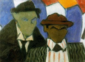 García Lorca And Marotto — Rafael Barradas