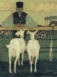 Farmer With Goats — Jan Mankes