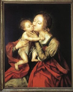 Holy Virgin And Child — 扬·马西斯