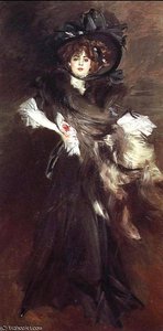 Portrait Of Mlle Lantelme — Giovanni Boldini