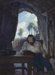 In The Morning I Took The Bible — N.c. Wyeth