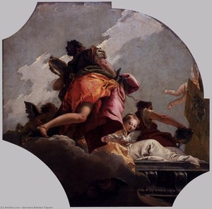 Prudenza, Sincerità E Temperanza — Giambattista Tiepolo