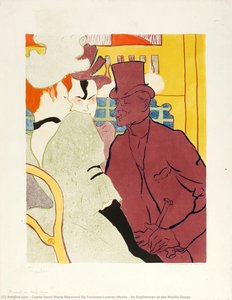 Un Inglés En El Moulin Rouge — Comte Henri Marie Raymond De Toulouse-lautrec-monfa