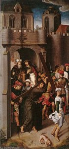 Copies Des Œuvres Perdues - Le Porteur De Croix — Hans Memling