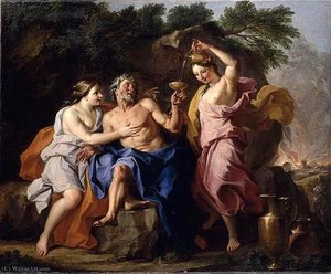 Loth And His Daughters — Noel Nicolas Coypel
