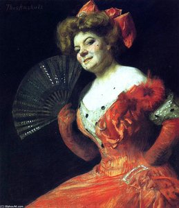 Portrait Of Katharine Rice — Thomas Pollock Anshutz