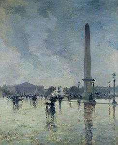 L'averse (place De La Concorde) — Smith Alfred
