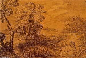 Village Dans L'été 1 — Giorgio De Chirico