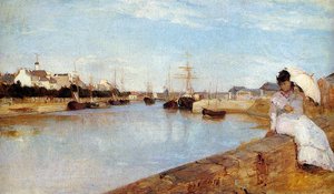 The Harbor At Lorient — Berthe Morisot