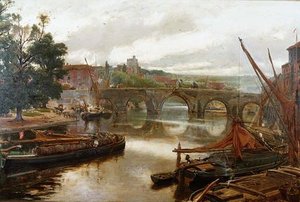 The Old Bridge, Maidstone — Albert Goodwin