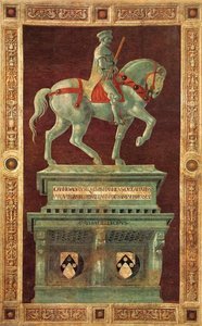 "funerary Monument To Sir John Hawkwood" -> "sir John Hawkwood Memoriaaliobjekt" — Paolo Uccello
