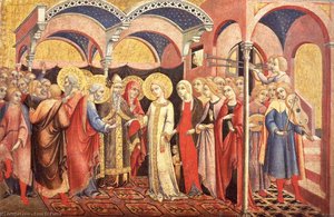 The Marriage Of The Virgin — Sano Di Pietro
