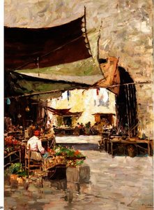 Market Day — Alberto Pasini