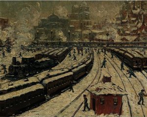 Old Grand Central — Ernest Lawson