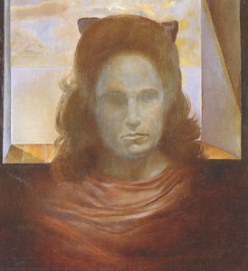 Porträt Von Gala (gala Gegen Das Licht) — Salvador Dalí