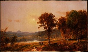 Brimstone And Sugar Loaf Mountains From Warwick — Jasper Francis Cropsey