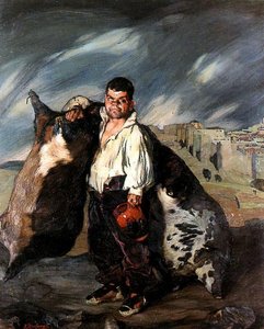 The Dwarf Gregory, The Boatman — Ignacio Zuloaga Y Zabala