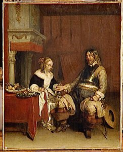 Le Galant Militaire — Gerard Ter Borch