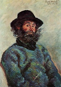 Portret Polya, Ribiča Na Kervillaouen — Claude Monet