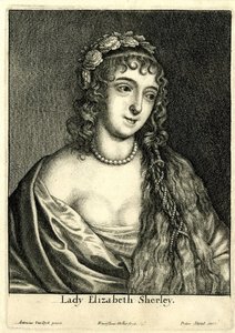 Portrait Of Teresia, Lady Shirley — Václav Hollar