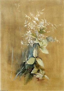 Grass And Poison Ivy — Fidelia Bridges