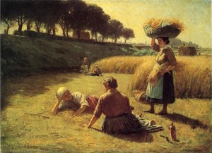 Gleaners At Rest (also Known As Nooning) — John Ottis Adams