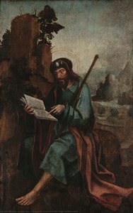 Triptych Of Cassurrães,são Tiago (middle Panel) — Gaspar Vaz De Caminha