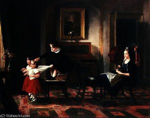 Children Playing At Coach And Horses — Charles Robert Leslie