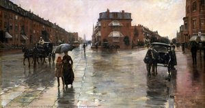 Rainy Day, Boston — Childe Hassam