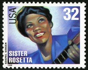 32c Rosetta Tharpe Stamp — United States Postal Service