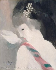 Girl With A Dove — Marie Laurencin