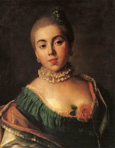 Portrait Of Anna Galitzine — Pietro Antonio Rotari