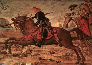 Saint Georges Et Le Dragon (détail) — Vittore Carpaccio