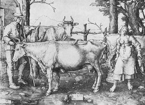 Milk-maid — Lucas Van Leyden