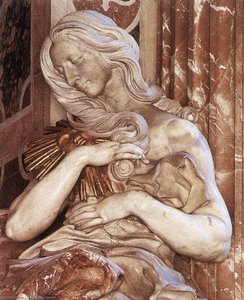 Tomb Of Pope Alexander (chigi) Vii (detail) — 詹·洛伦佐·贝尼尼