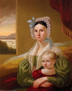 Mrs. David Steele Lamme And Son, William Wirt — George Caleb Bingham