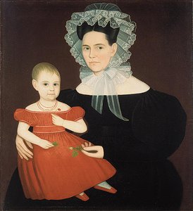 Mrs. Mayer And Daughter — Ammi Phillips