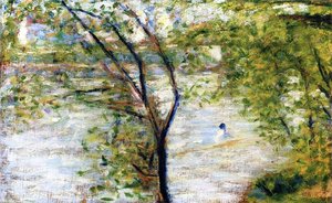 Une Canoë — Georges Pierre Seurat