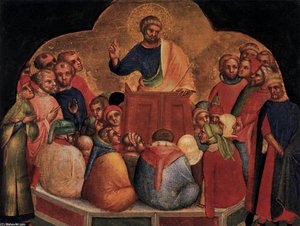 Apostle Peter Preaching — Lorenzo Veneziano