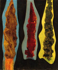 Drei Zypressen Leicht — Max Ernst