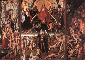 Last Judgment Triptych (open) — Memling, Hans