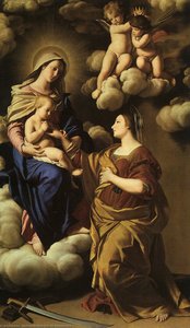 The Mystic Marriage Of St. Catherine — Giovanni Battista Salvi Da Sassoferrato