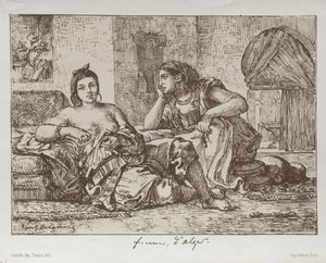 Femmes D'alger — Eugène Delacroix