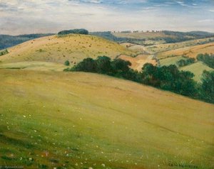 Summer In The Downs — Christopher Richard Wynne Nevinson