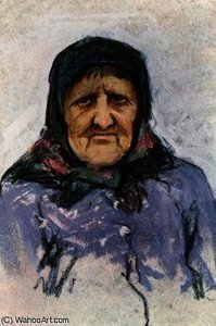 Study Of A Doukhobor Woman — Harold Copping