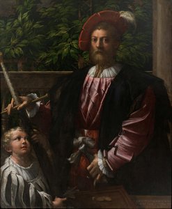 Lorenzo Cybo Portréta — Parmigianino