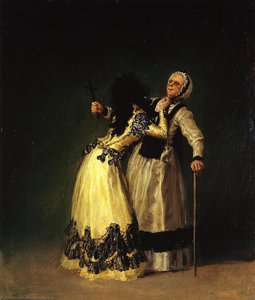 Dziewczyna Alba I Jej Niania — Francisco De Goya