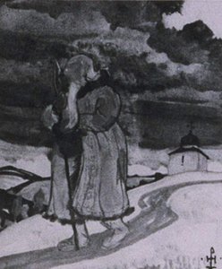 'sketches Of Costumes For ''tale Of Tsar Saltan''' — Nicholas Roerich