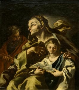 San Joaquin, Santa Ana And The Virgin Mary — Франческо Солимена