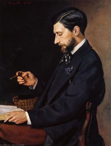 Portrait Of Edmond Maitre — Jean Frédéric Bazille